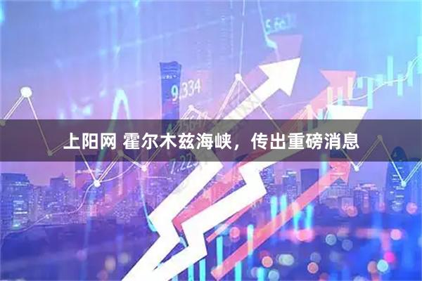 上阳网 霍尔木兹海峡，传出重磅消息